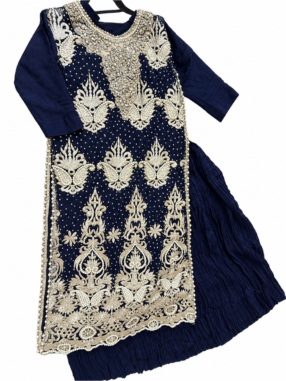 Elegant Navy Blue Dress